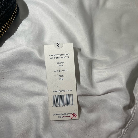 Pebble Leather Black Tory Burch Wallet - Picture 2 of 6